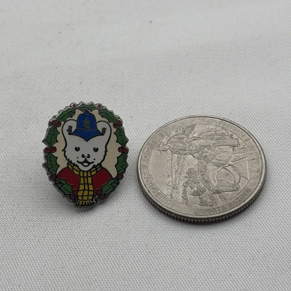 Vintage Rupert The Bear Christmas Edition United Kingdom British Lapel Hat Pin